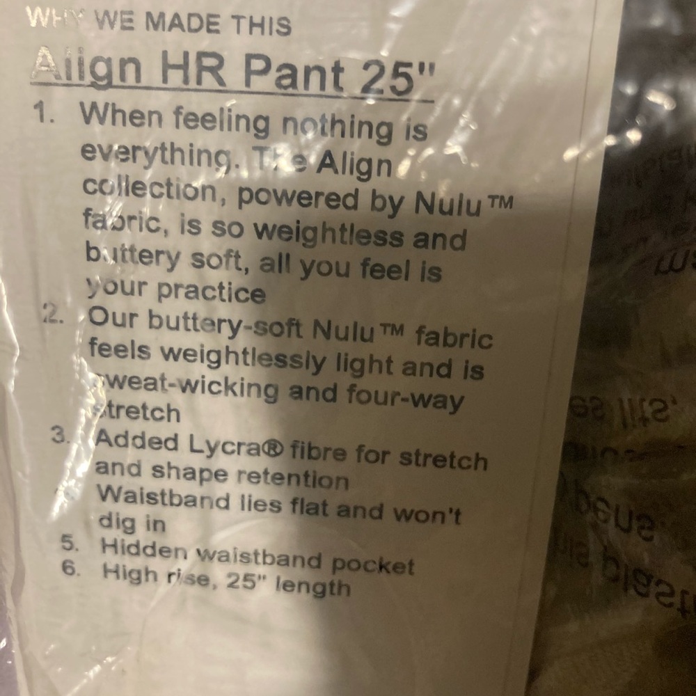 Align HR Pant 25” lavender